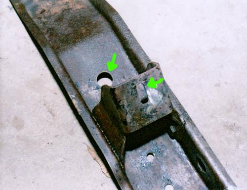 how to install transmission crossmember on a mgb