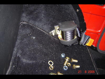 Need help with inertia seat belt install 63B roadster : MGB & GT Forum :  The MG Experience