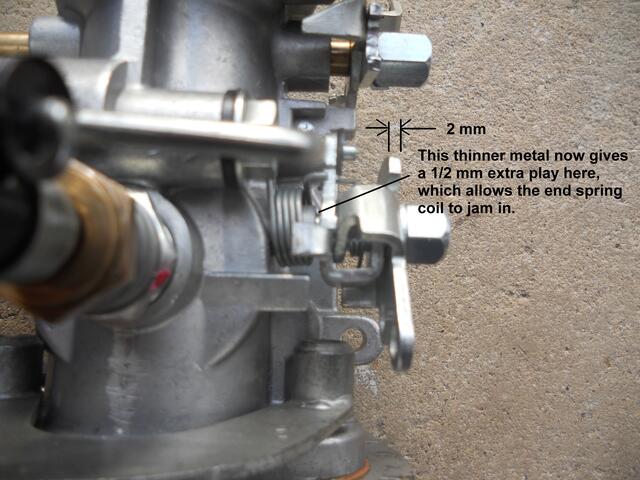SU choke cable not returning - fast idle mechanism sticking : MGB & GT  Forum : The MG Experience